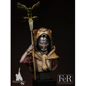 Aquilifer, Legio XX Valeria Victrix Britannia, AD 61. 1/12. Marca Fer Miniatures. Ref: MHB00018.