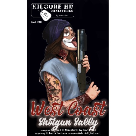 West Coast Shotgun Sally. 1:10. Marca Kilgore HD Miniature. Ref: SALLY.