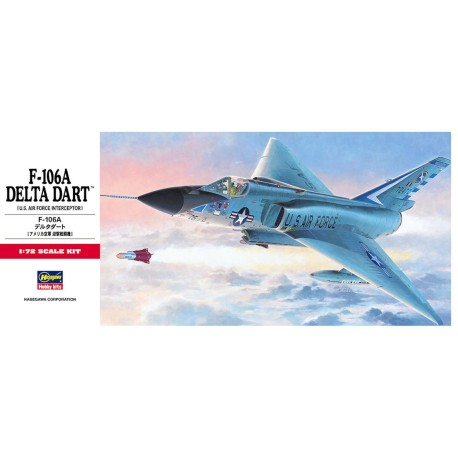 C11 F-106A Delta Dart. Escala 1:72. Marca Hasegawa. Ref: 00341.