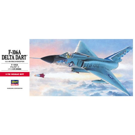 C11 F-106A Delta Dart. Escala 1:72. Marca Hasegawa. Ref: 00341.