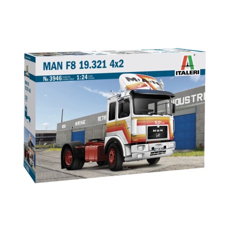 MAN F8 19.321. Escala 1:24. Marca Italeri. Ref: 3946.