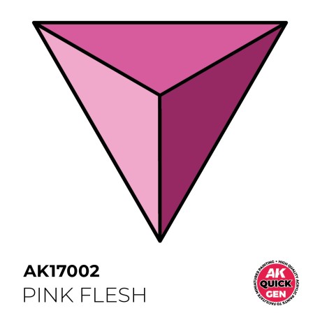 PINK FLESH – QUICK GEN COLOR. Bote de 18 ml. Marca AK Interactive. Ref: AK17002.