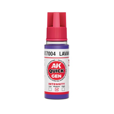 LAVENDER – QUICK GEN COLOR. Bote de 18 ml. Marca AK Interactive. Ref: AK17004.