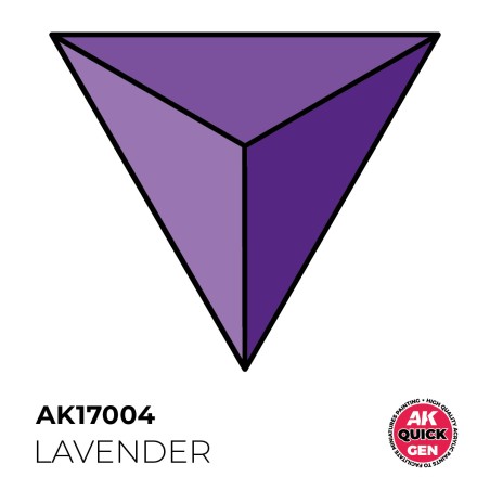 LAVENDER – QUICK GEN COLOR. Bote de 18 ml. Marca AK Interactive. Ref: AK17004.
