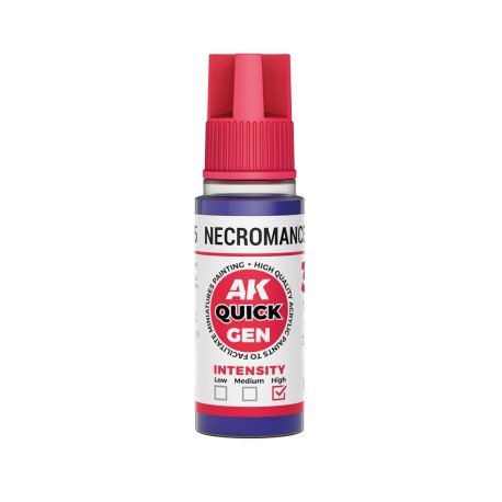 NECROMANCER PURPLE – QUICK GEN COLOR. Bote de 18 ml. Marca AK Interactive. Ref: AK17005.
