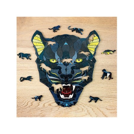 Puzzle  PANTERA ( L ), 490pz, madera contrachapada. Marca Ewa. Ref: 0178.