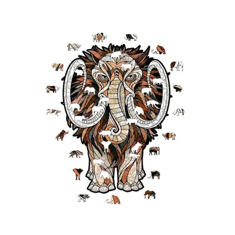 Puzzle  MAMUT ( L ), 310pz, madera contrachapada. Marca Ewa. Ref: 0220.