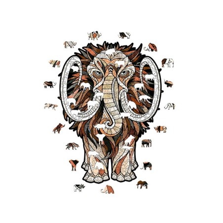 Puzzle  MAMUT ( L ), 310pz, madera contrachapada. Marca Ewa. Ref: 0220.