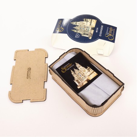 Puzzle CATEDRAL SANTIAGO DE COMPOSTELA con 150 pzs, madera contrachapada.Marca Ewa. Ref: 0000441.