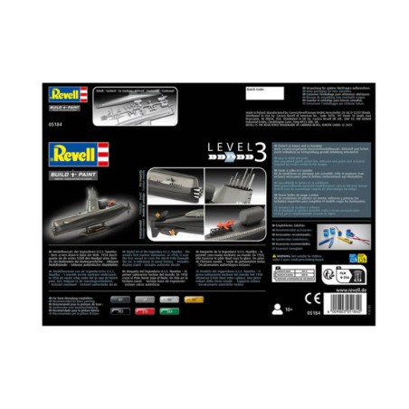 U.S.S. Nautilus. Escala: 1:305. Marca: Revell. Ref: 05184.