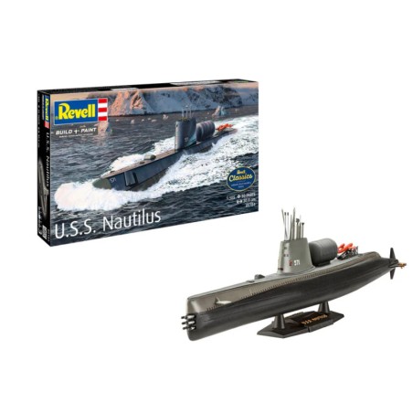 U.S.S. Nautilus. Escala: 1:305. Marca: Revell. Ref: 05184.
