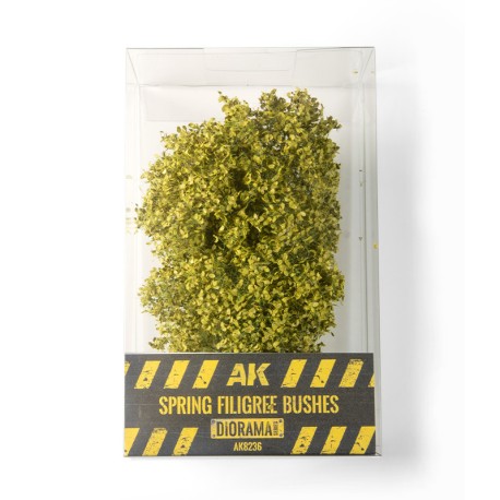 SPRING FILIGREE BUSHES. Adecuada 1:35. Marca AK Interactive. Ref: AK8236.