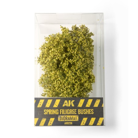SPRING FILIGREE BUSHES. Adecuada 1:35. Marca AK Interactive. Ref: AK8236.