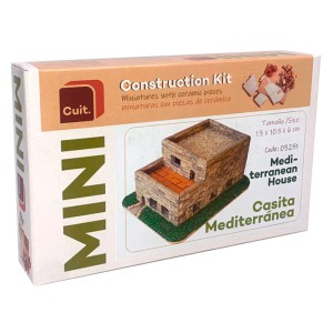 Cuit serie MINI Casita mediterránea. Medidas 130x95x60 mm. Marca Cuit. Ref: 453251.