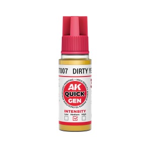 DIRTY YELLOW – QUICK GEN COLOR. Bote de 18 ml. Marca AK Interactive. Ref: AK17007. 2
