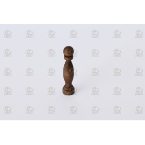 Columnas madera nogal 17 mm. 10 unidades. Marca Amati. Ref: 403517, 4035/17. 2