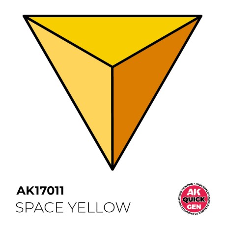SPACE  YELLOW – QUICK GEN COLOR. Bote de 18 ml. Marca AK Interactive. Ref: AK17011.