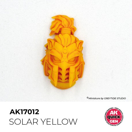 SOLAR YELLOW – QUICK GEN COLOR. Bote de 18 ml. Marca AK Interactive. Ref: AK17012.