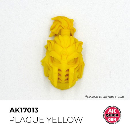 PLAGUE YELLOW – QUICK GEN COLOR. Bote de 18 ml. Marca AK Interactive. Ref: AK17013.