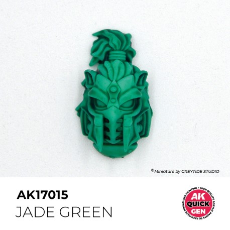JADE GREEN – QUICK GEN COLOR. Bote de 18 ml. Marca AK Interactive. Ref: AK17015.