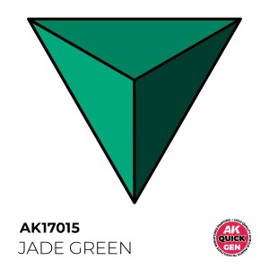 JADE GREEN – QUICK GEN COLOR. Bote de 18 ml. Marca AK Interactive. Ref: AK17015.