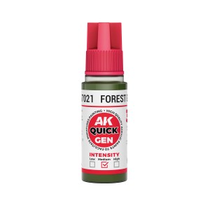 FOREST GREEN – QUICK GEN COLOR. Bote de 18 ml. Marca AK Interactive. Ref: AK17021. 2