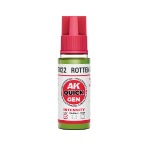 ROTTEN GREEN – QUICK GEN COLOR. Bote de 18 ml. Marca AK Interactive. Ref: AK17022. 2
