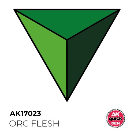 ORC FLESH – QUICK GEN COLOR. Bote de 18 ml. Marca AK Interactive. Ref: AK17023.