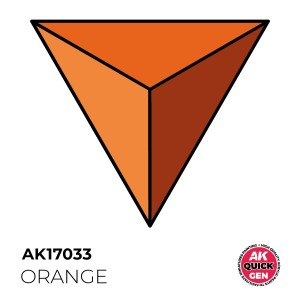 ORANGE  – QUICK GEN COLOR. Bote de 18 ml. Marca AK Interactive. Ref: AK17033.