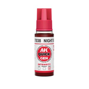 INFERNAL RED – QUICK GEN COLOR. Bote de 18 ml. Marca AK Interactive. Ref: AK17037. 2