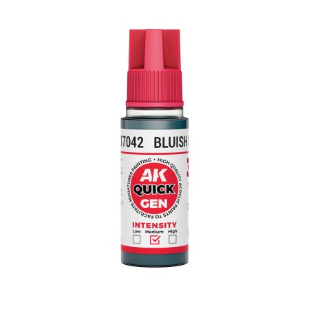 BLUISH GREY – QUICK GEN COLOR. Bote de 18 ml. Marca AK Interactive. Ref: AK17042.