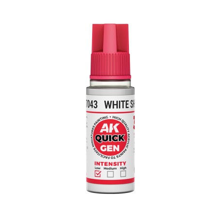 WHITE SHADOW – QUICK GEN COLOR. Bote de 18 ml. Marca AK Interactive. Ref: AK17043.