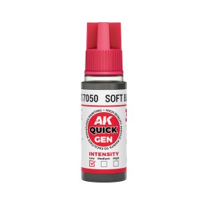 SOFT BLACK – QUICK GEN COLOR. Bote de 18 ml. Marca AK Interactive. Ref: AK17050. 2