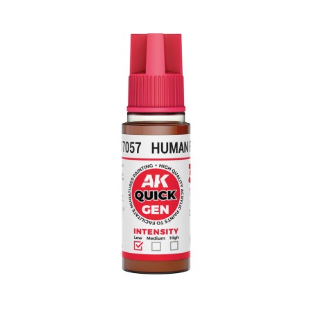 HUMAN FLESH – QUICK GEN COLOR. Bote de 18 ml. Marca AK Interactive. Ref: AK17057.