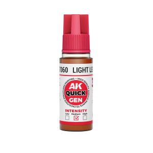 LIGHT LEATHER – QUICK GEN COLOR. Bote de 18 ml. Marca AK Interactive. Ref: AK17060. 2