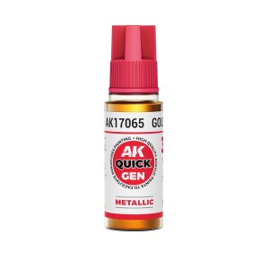 GOLD – QUICK GEN COLOR. Bote de 18 ml. Marca AK Interactive. Ref: AK17065. 2