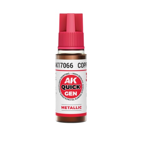 COPPER – QUICK GEN COLOR. Bote de 18 ml. Marca AK Interactive. Ref: AK17066.