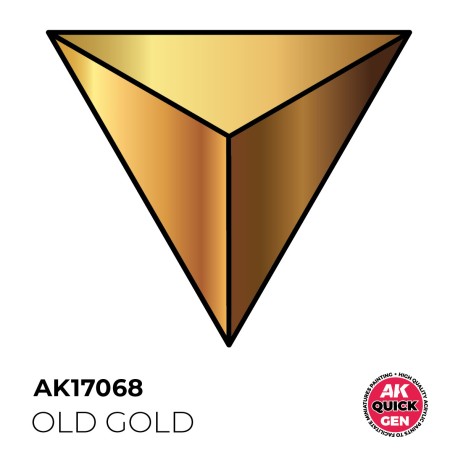OLD GOLD – QUICK GEN COLOR. Bote de 18 ml. Marca AK Interactive. Ref: AK17068.