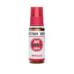 BRONZE  – QUICK GEN COLOR. Bote de 18 ml. Marca AK Interactive. Ref: AK17069. 2