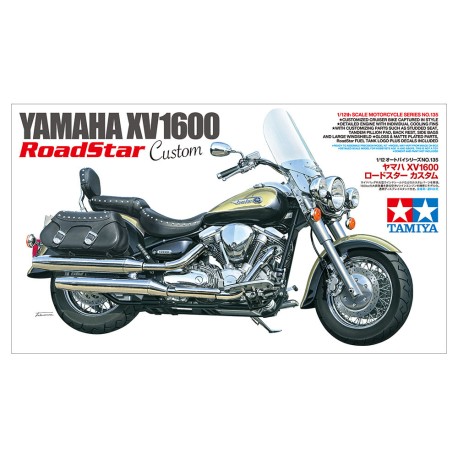 YAMAHA XV1600 RoadStar Custom. Escala 1:12. Marca Tamiya. Ref: 14135.