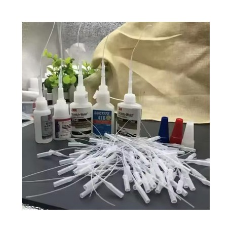 Cánulas de precisión para pegamento. 20uds. Marca Ociomodell. Ref: canula.