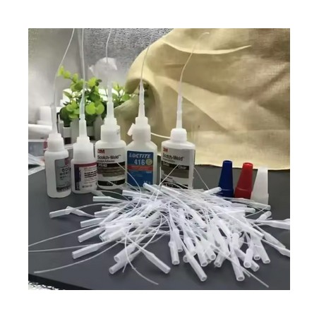 Cánulas de precisión para pegamento. 20uds. Marca Ociomodell. Ref: canula.