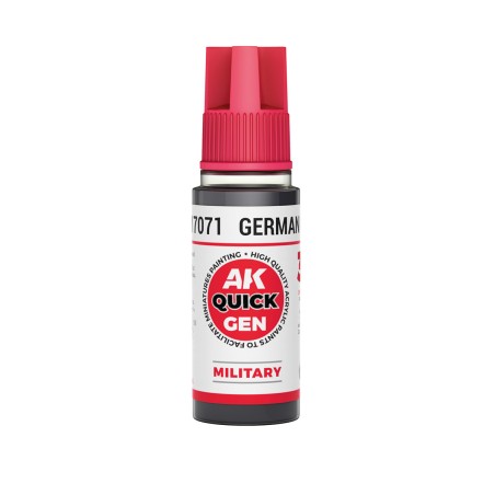 GERMAN GREY – QUICK GEN COLOR. Bote de 18 ml. Marca AK Interactive. Ref: AK17071.