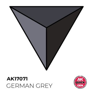 GERMAN GREY – QUICK GEN COLOR. Bote de 18 ml. Marca AK Interactive. Ref: AK17071.