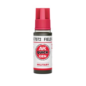 FIELD GREY – QUICK GEN COLOR. Bote de 18 ml. Marca AK Interactive. Ref: AK17072. 2