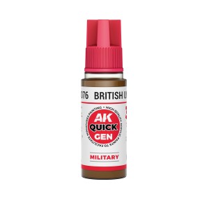 BRITISH UNIFORM – QUICK GEN COLOR. Bote de 18 ml. Marca AK Interactive. Ref: AK17076. 2