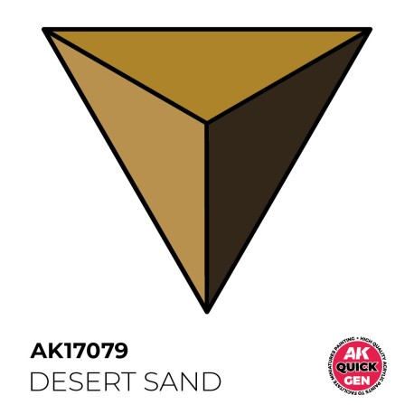 DESERT SAND – QUICK GEN COLOR. Bote de 18 ml. Marca AK Interactive. Ref: AK17079.