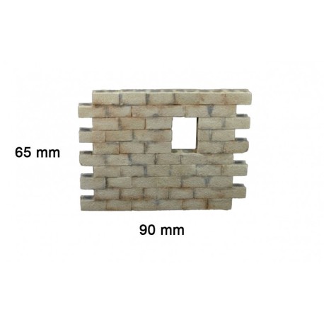 Muro C con ventana. Escala 1:35. Marca Macone. Ref: MAC35118.