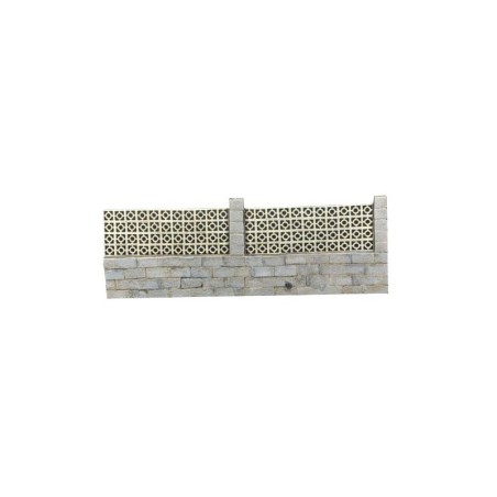 Muro con celosías tipo "A". Escala 1:35. Marca Macone. Ref: MAC35136.