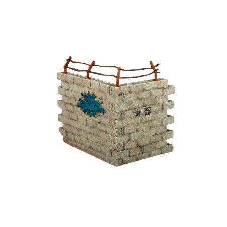 Muro D con puerta. Escala 1:35. Marca Macone. Ref: MAC35119.